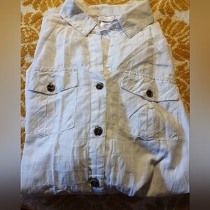 🇺🇸 Clearance 🇺🇸Dotti White Casual Button-Down Shirt